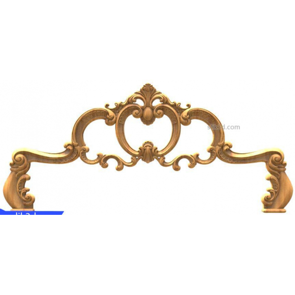Barok Zarafet Kemeri 3D STL Modeli CNC için Barok Zarafet Kemeri 3D STL Modeli CNC için