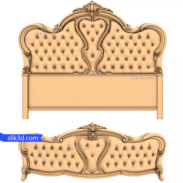 Royal Elegance Headboard 3D STL model za CNC Royal Elegance Headboard 3D STL model za CNC