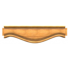Elegante modanatura ad onda