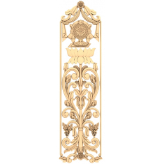 Ornamental Flourish Panel