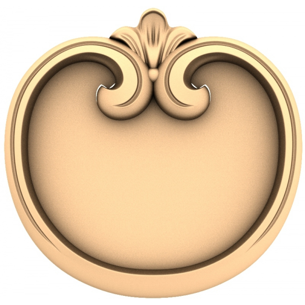 Ozdobny relief herbu 3D Model STL dla CNC Ozdobny relief herbu 3D Model STL dla CNC