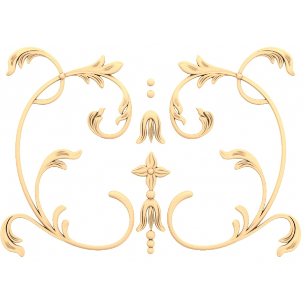 Flourish Elegance 3D Model STL dla routerów CNC Flourish Elegance 3D Model STL dla routerów CNC