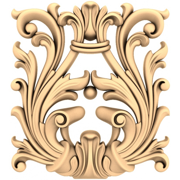 Modelo Floral Majesty 3D STL para CNC Modelo Floral Majesty 3D STL para CNC