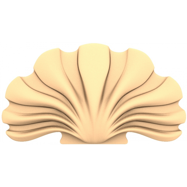 Modelo 3D STL de Majesty de concha decorativa para CNC Modelo 3D STL de Majesty de concha decorativa para CNC