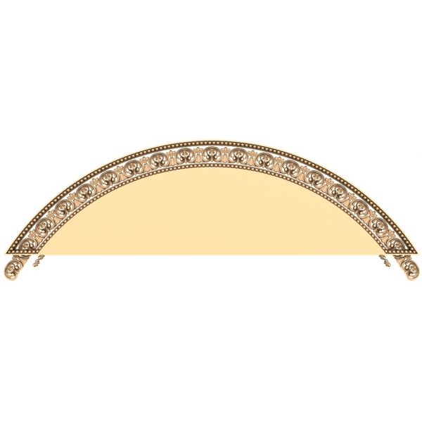 Barok Elegance Arch - 3D STL-model til CNC-træskæring