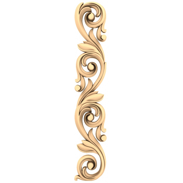 Elegancki model STL 3D Acanthus Scroll dla CNC Elegancki model STL 3D Acanthus Scroll dla CNC