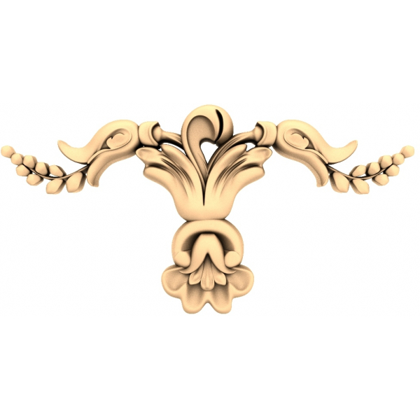 Ornament Floral Elegance - Model 3D STL pentru CNC