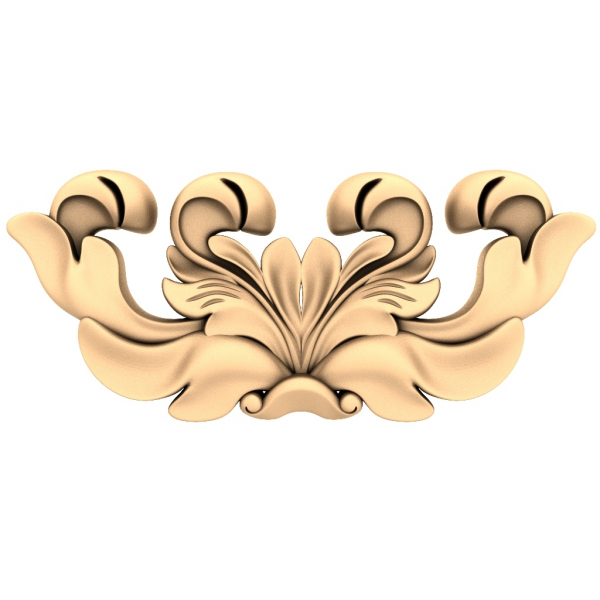 Elegant Barok Accent 3D STL-model til CNC Elegant Barok Accent 3D STL-model til CNC