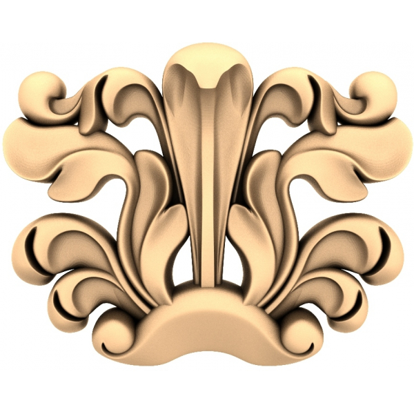 Modello STL di squisita fioritura rinascimentale per la lavorazione del legno Modello STL di squisita fioritura rinascimentale per la lavorazione del legno