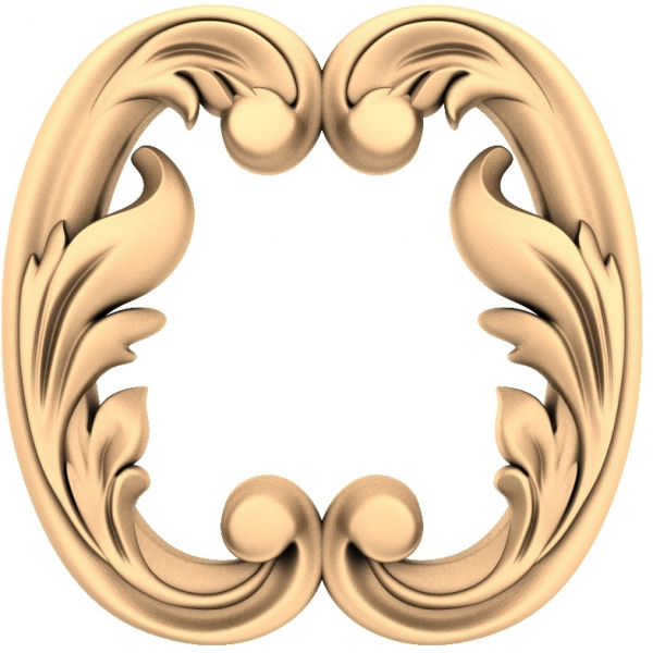 Wykwintna Elegancja Kwiatowa Ramka 3D Model STL do obróbki CNC Wykwintna Elegancja Kwiatowa Ramka 3D Model STL do obróbki CNC
