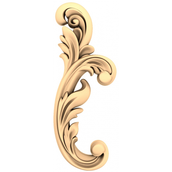 Ornamental Flourish 3D Model Ornamental Flourish 3D Model