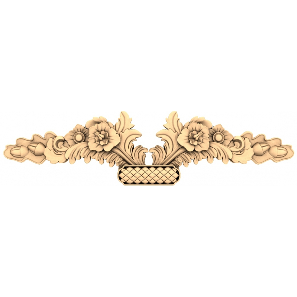 Floral Elegance Decor 3D STL Model Floral Elegance Decor 3D STL Model