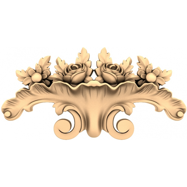 گل تزیینی 3D پنل برای مسیریابی CNC گل تزیینی 3D پنل برای مسیریابی CNC
