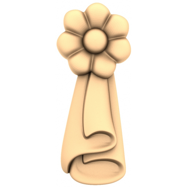 Daisy Blossom Ornament 3D STL Model