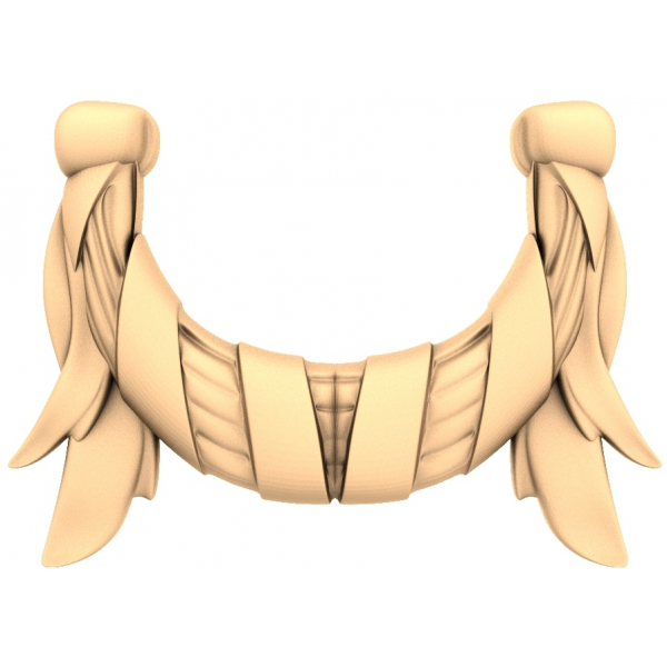 แบบจำลอง 3D STL ของ Regal Garland Crest สำหรับเราเตอร์ CNC แบบจำลอง 3D STL ของ Regal Garland Crest สำหรับเราเตอร์ CNC