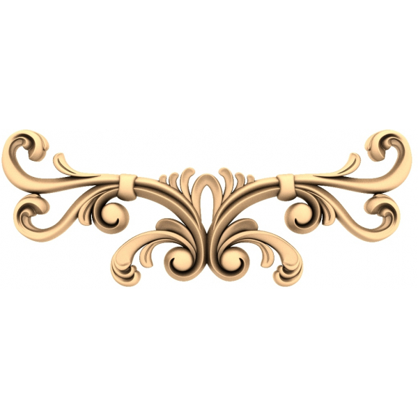 CNC Oyma için Elegance Swirl 3D STL Modeli