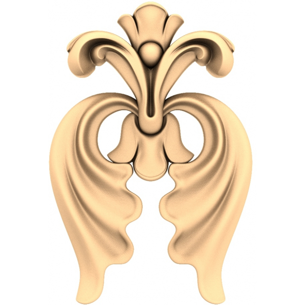Udsøgt 3D STL-model til CNC: Floral Elegance Udsøgt 3D STL-model til CNC: Floral Elegance