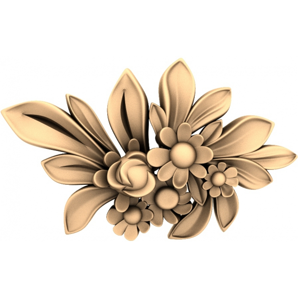 Exquisites Floral Serenity 3D STL Modell für CNC Exquisites Floral Serenity 3D STL Modell für CNC