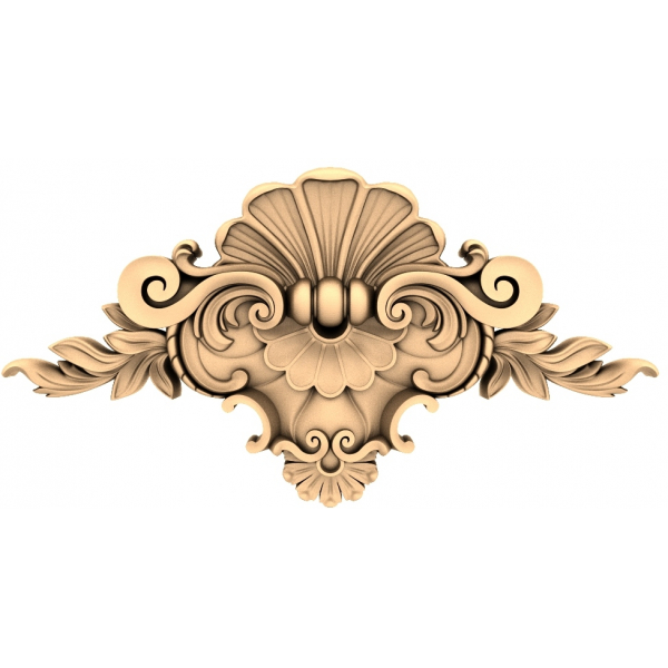 Barokní 3D model Flourish pro CNC Barokní 3D model Flourish pro CNC