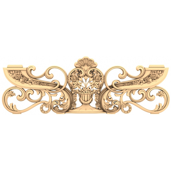 Floral Elegance Scrollwork - Model 3D STL dla CNC Floral Elegance Scrollwork - Model 3D STL dla CNC