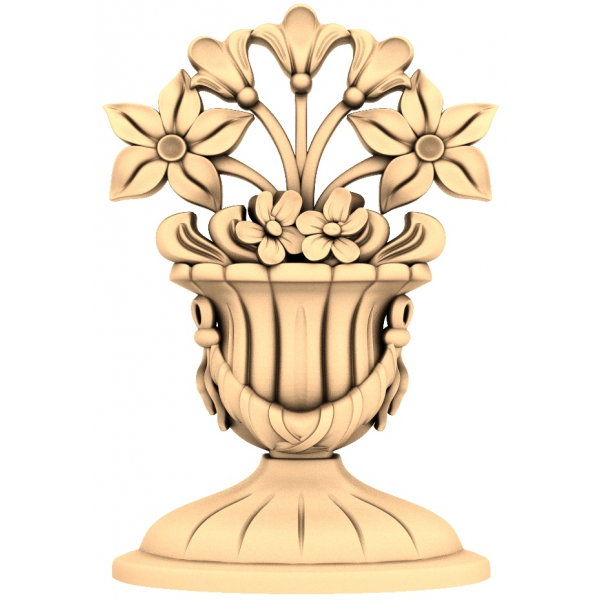 Vaso Floral Elegance Modello 3D STL per CNC Vaso Floral Elegance Modello 3D STL per CNC