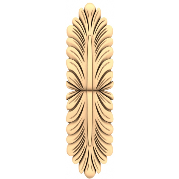 Royal Acanthus Elegance 3D STL model pro CNC