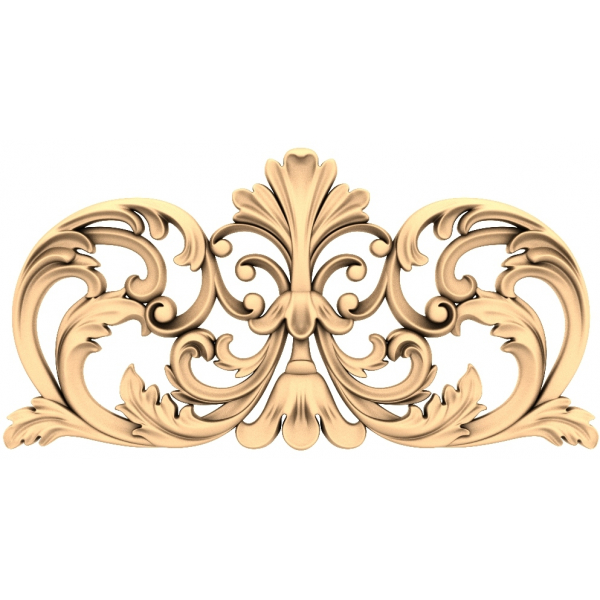 Regal Flourish Decor Model 3D dla CNC Regal Flourish Decor Model 3D dla CNC
