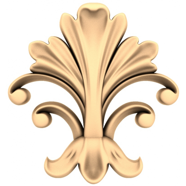 Floral Elegance 3D Decor STL Model for CNC Floral Elegance 3D Decor STL Model for CNC