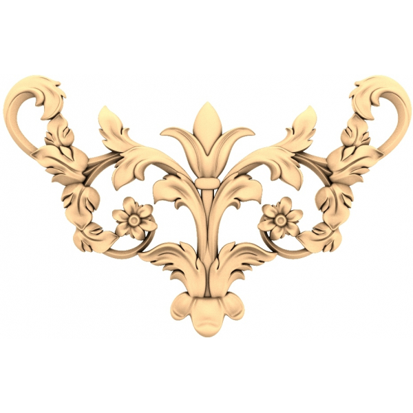 Florale Eleganz 3D STL Dekoratives Design Florale Eleganz 3D STL Dekoratives Design