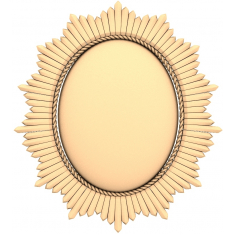 Radiant Sunburst Frame
