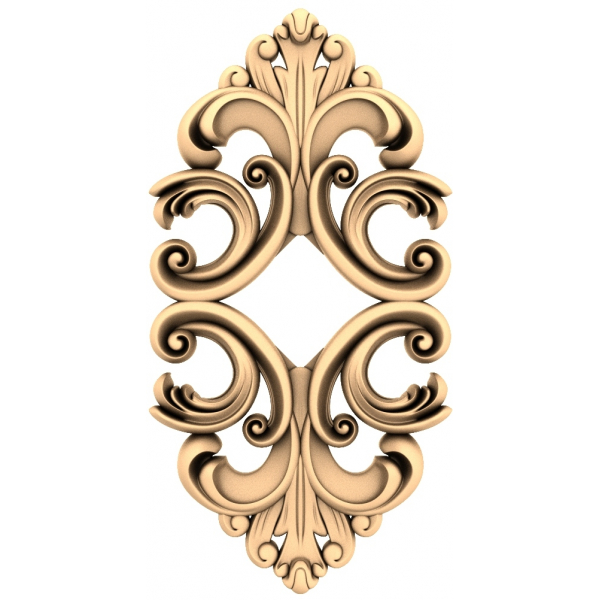 Baroque Elegance 3D STL Model for CNC Routers