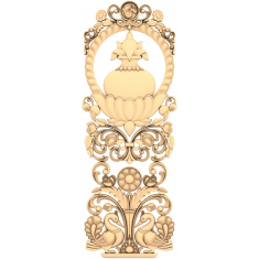 Swan Harmony Ornamental Panel