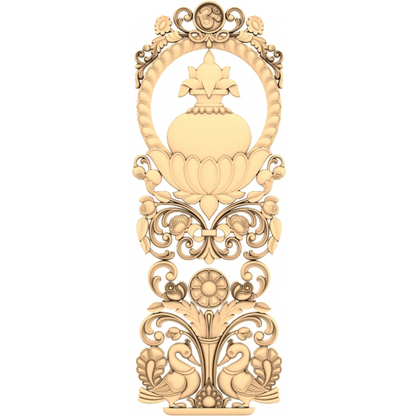 Swan Harmony Ornamentplatte 3D STL Modell