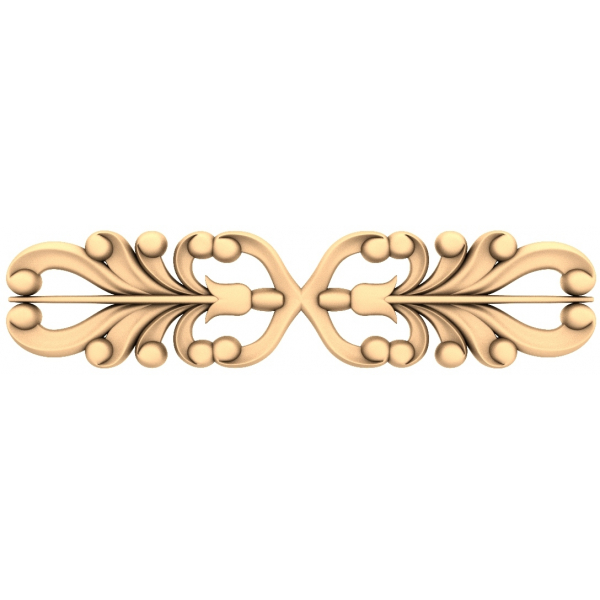 Klassisk barok ornament 3D-model Klassisk barok ornament 3D-model