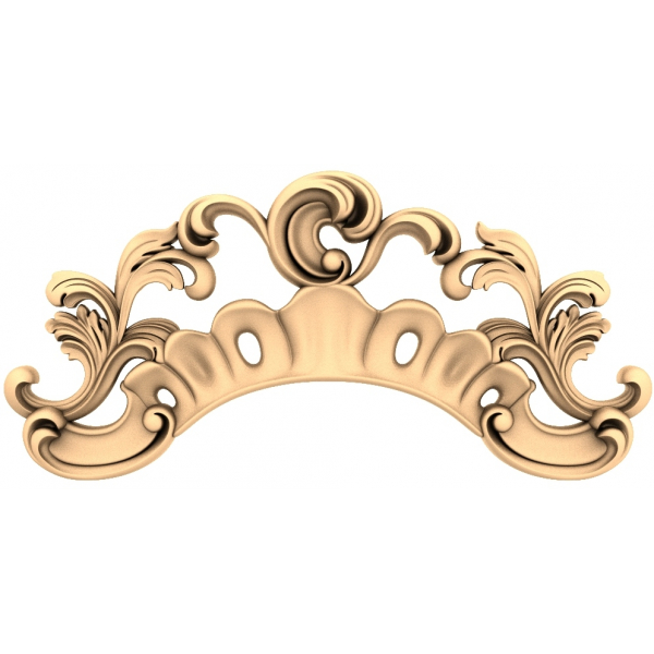 โมเดล 3 มิติ Regal Flourish สำหรับ CNC