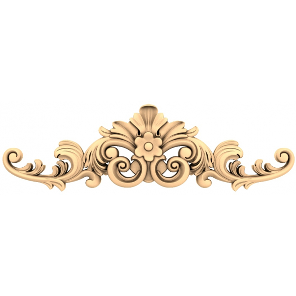 Floral Elegance Decorative Panel 3D Model Floral Elegance Decorative Panel 3D Model