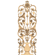 Blommig elegansrelief