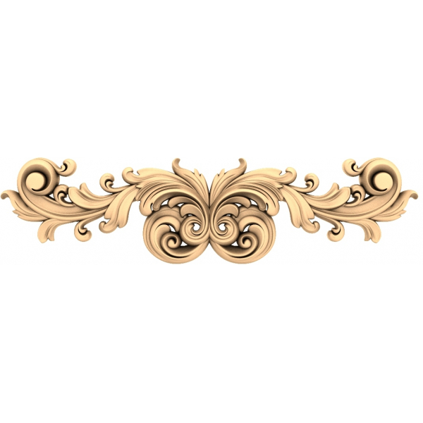Ornate Baroque Flourish 3D STL Model for CNC Router Ornate Baroque Flourish 3D STL Model for CNC Router