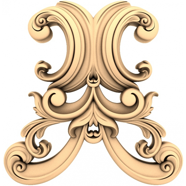 Model 3D STL Baroque Elegance do CNC i druku 3D Model 3D STL Baroque Elegance do CNC i druku 3D