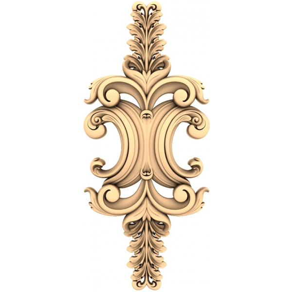 Elegance Flourish 3D STL-model til CNC Elegance Flourish 3D STL-model til CNC