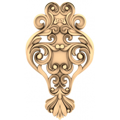 Emblema a spirale barocca