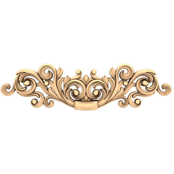 Elegant Flourish Deco 3D STL Model for CNC Elegant Flourish Deco 3D STL Model for CNC