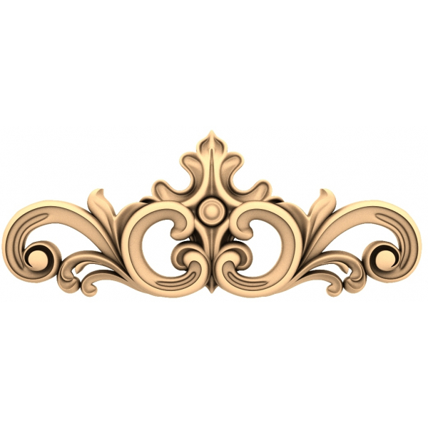 Barokowa Elegancja 3D Model STL do obróbki drewna Barokowa Elegancja 3D Model STL do obróbki drewna