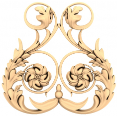 Reliéf květinové elegance