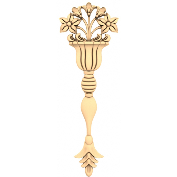 Floral Elegance Decor - 3D STL Model for CNC Floral Elegance Decor - 3D STL Model for CNC