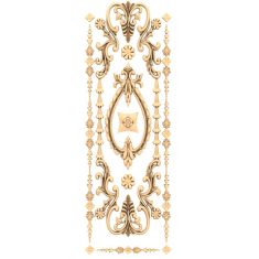 Blommig Elegance Dekorativ Panel