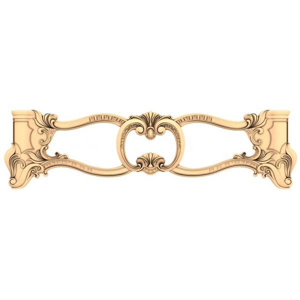 Barok Elegance Vægpanel 3D STL Model Barok Elegance Vægpanel 3D STL Model
