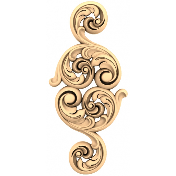 Modello STL 3D Floral Elegance per router CNC Modello STL 3D Floral Elegance per router CNC