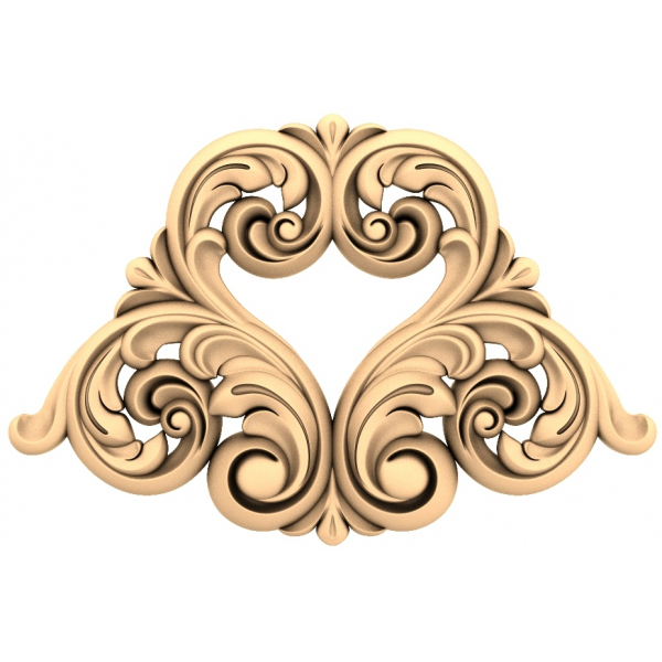Decor 3D Elegance Scrollwork - Model STL pentru CNC Decor 3D Elegance Scrollwork - Model STL pentru CNC