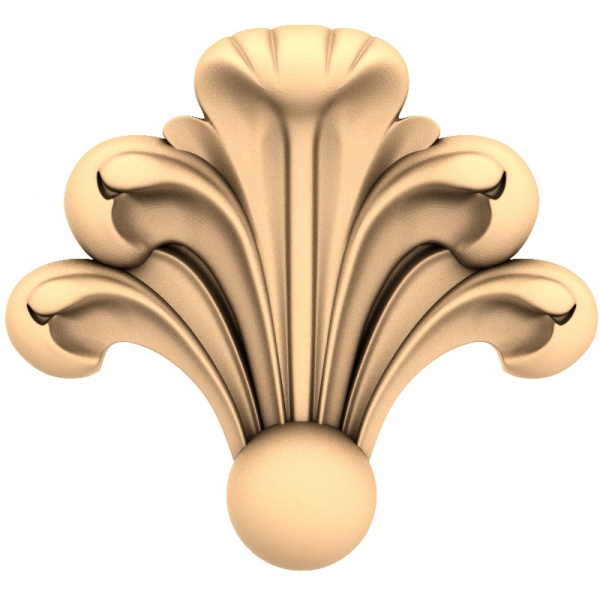 CNC용 우아한 아칸서스 팬 3D STL 모델 CNC용 우아한 아칸서스 팬 3D STL 모델